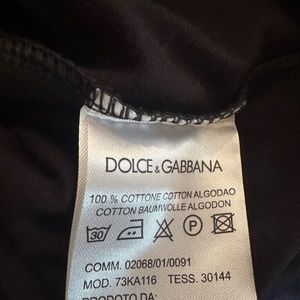 DOLCE & GABBANA men T shirt. Original piece, form Dubai. New never worn